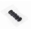 Total Length Headset Pin Microphone Large Microphone Windshield Microphone Sponge Loudspeaker 5 Pieces Black 2.5cm
