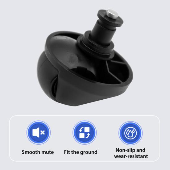 Náhradní díly předního kola vysavače Zacvakávací instalace Tichý provoz Kolo s 360stupňovou rotací