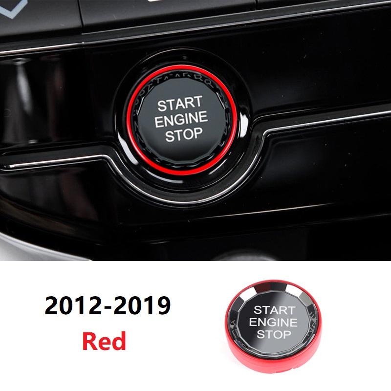 New Arrival Car Engine Start Stop Crystal Button Replcment Cover For Jaguar F-PACE XEL XFL XE XF 2012-2024 Auto Styling
