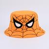 Fisherman Cartoon Spider Hat With Breathable Cotton For Kids Outdoor Casual Wear