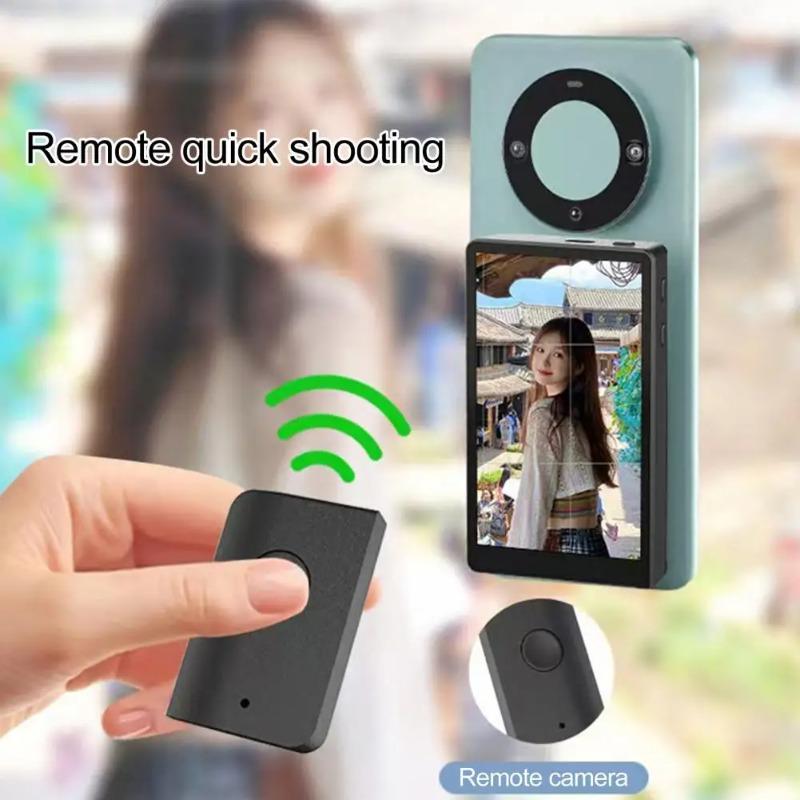 Magnetic Screen Projector Hands-free Selfie Monitoring Screen with Magnetic Phone Holder for Vlog Live Stream Remote Control