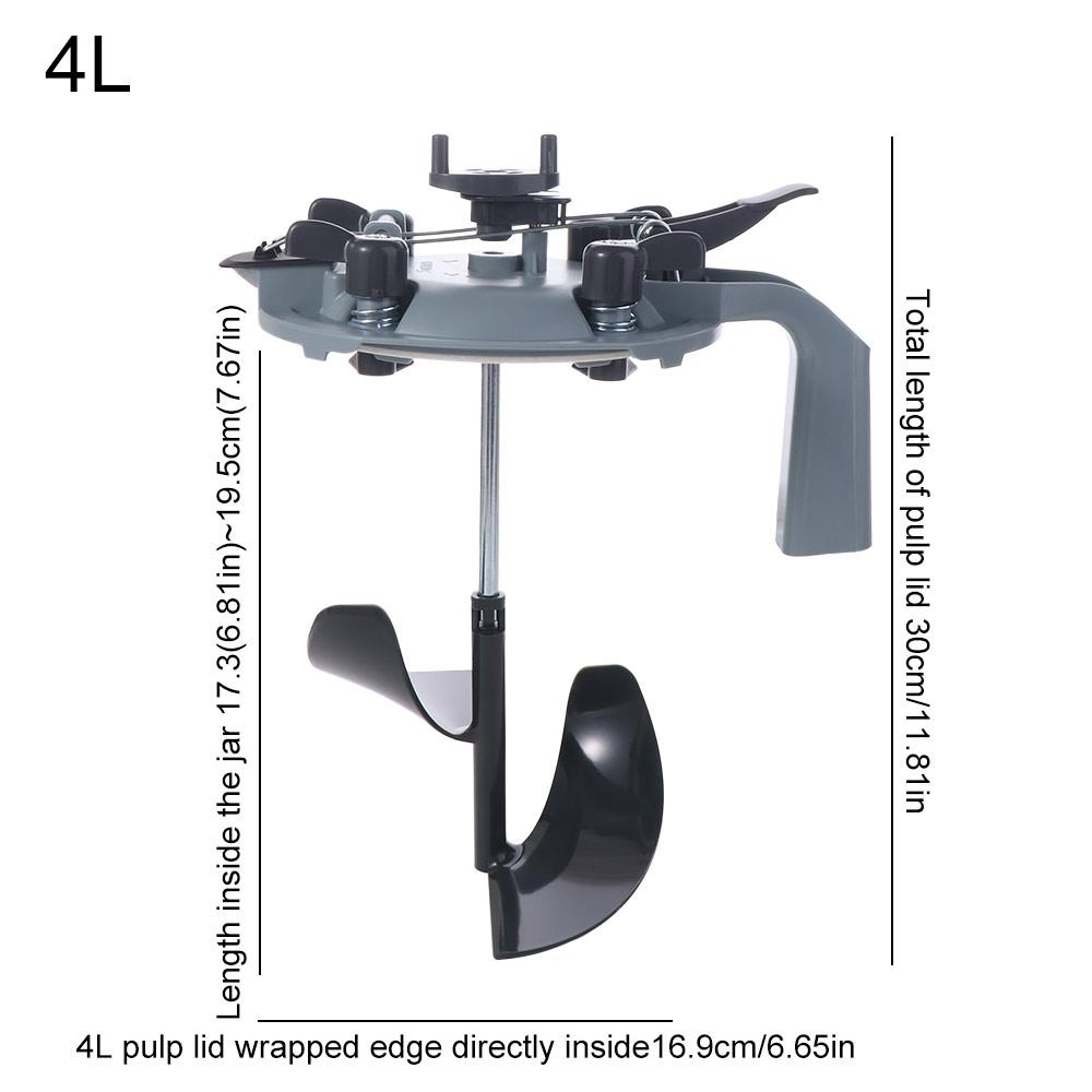 Paint Color Tool 1L/4L Paint Can Lid Mixer Handle ABS Paint Mix Cover Universal Mess-Free Coating Mixing Stirrer Paint