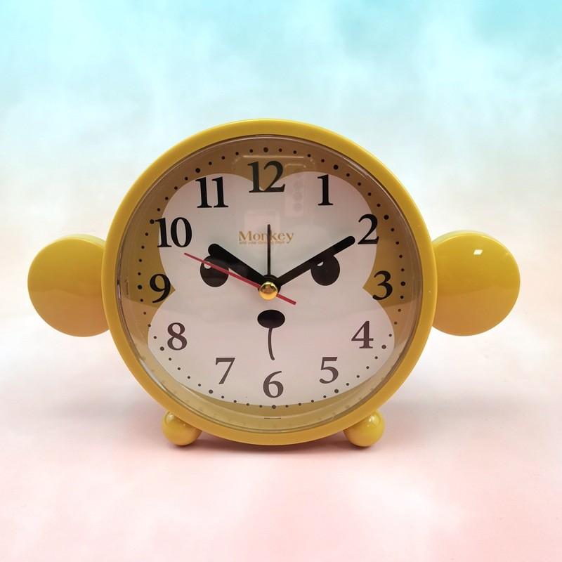 Kids Cartoon Bedside Alarm Clock With Analog And Digital Display For Childrens Room Decor