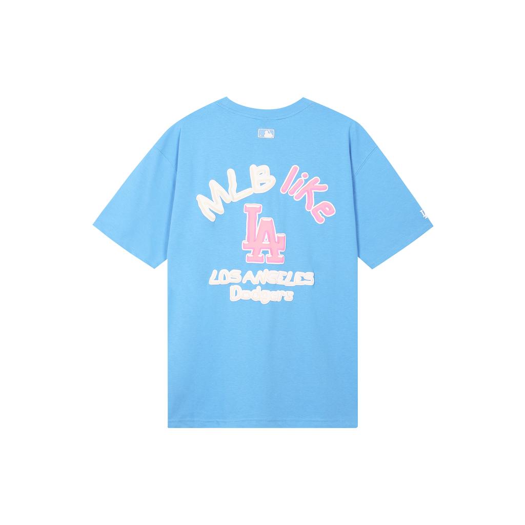 New MLB Los Angeles Dodgers T Shirt Unisex Blue 3ATS00214-07BLS