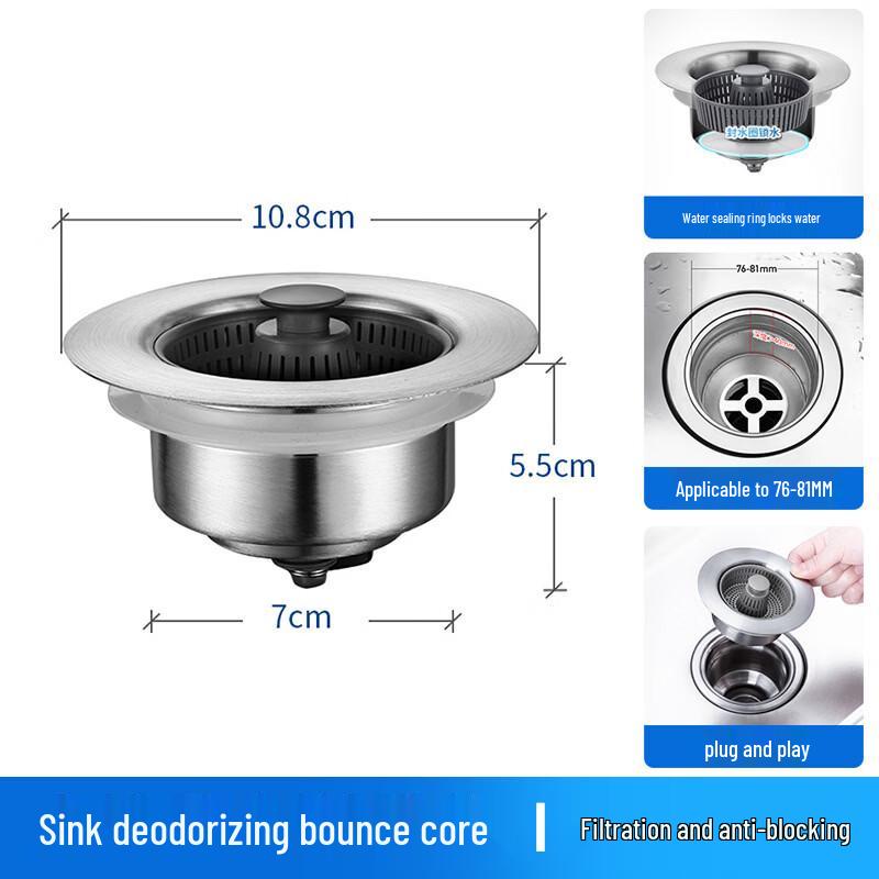 Lan Tuan Pop-up Sink Drain Stopper