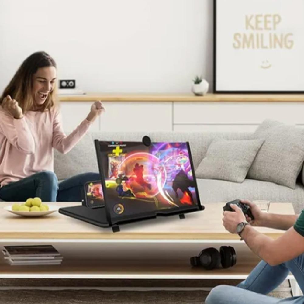 14 Inch Cell Phone Screen Amplifier Pull Out Design Portable Universal Enlarger Binge-watching