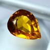 Certified 5.80 Ct Natural Orange Sapphire Perfect Pear Cut Loose Gemstone
