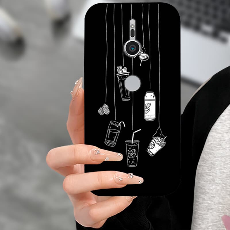 For Sony Xperia XZ2 XZ 4 2 1  Soft Silicone Black Back Shell Phone Cover For Sony XZ1 XZ2 XZ4 Funda Coque Shockproof Cases