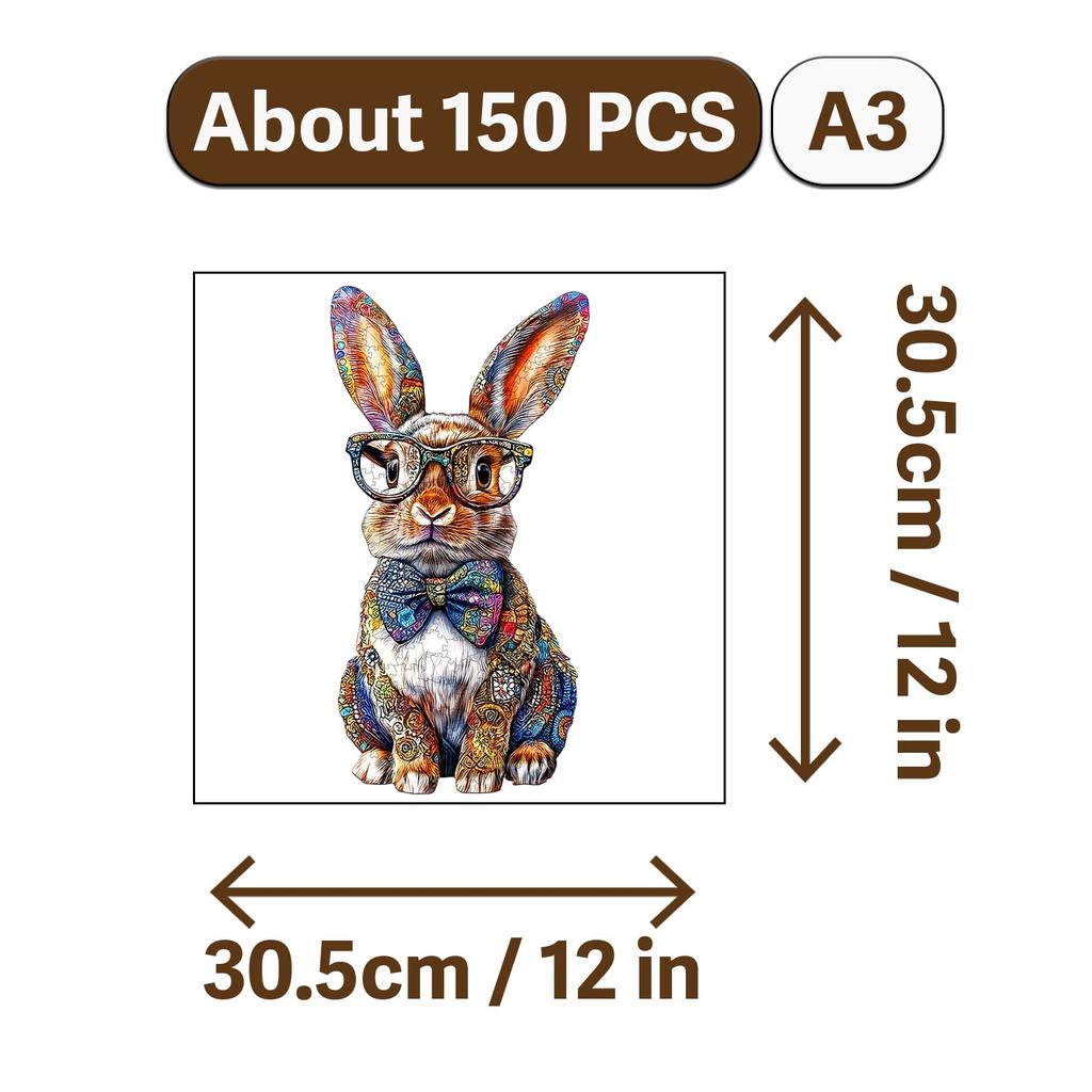 The Owl and Animals Theme Wooden Jigsaw Puzzle Wood Home Decor Painting Christmas and Halloween Gift Toy for Teen and Kid