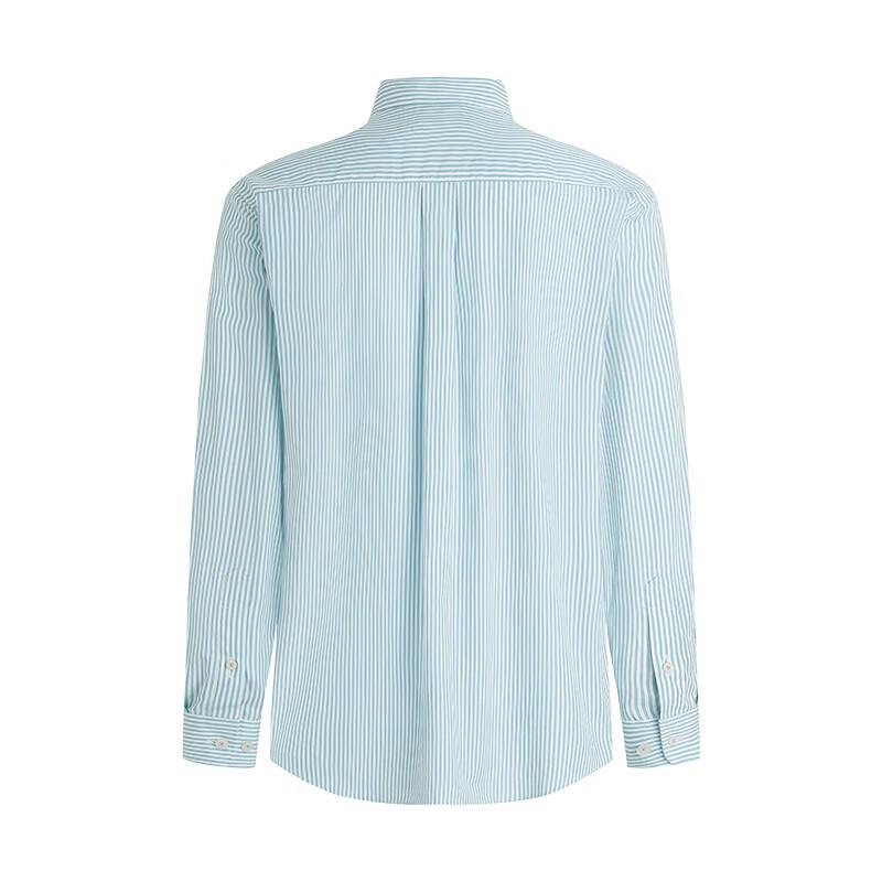 Navigare Men's Casual Striped Long Sleeve Shirt