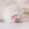 Pink Paws Samoyed Plush Toys Cute Cartoon Soft Samoyed Plush Doll Realistic Fashion Accessories Doll Ornaments
