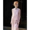 Demana Summer Lyocell Faux Two-Piece Sleeveless A-Line Dress