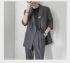 Men's Korean Style Light Casual Short-Sleeved Spring/Summer Suit