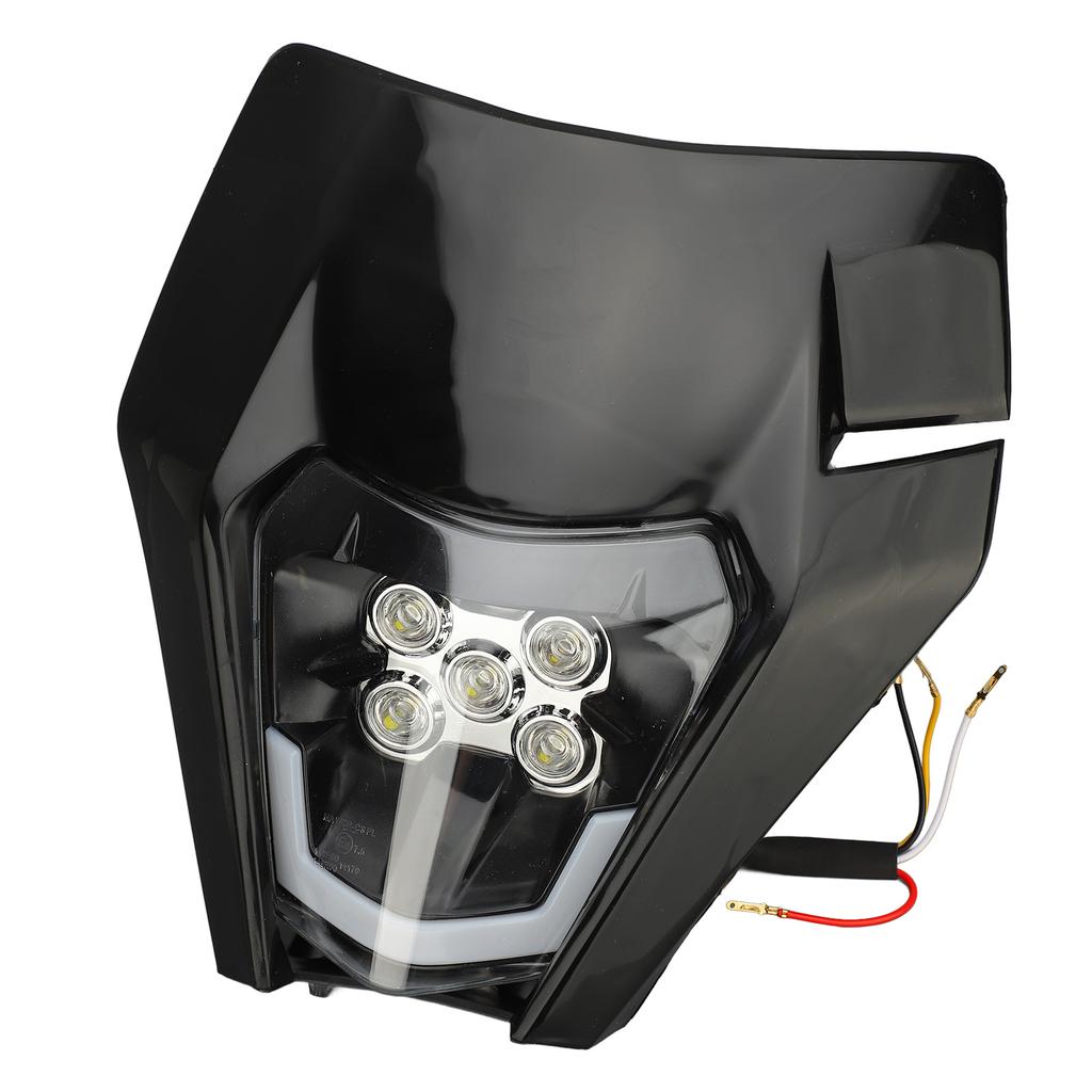 DC 12V Off Road Motorcycle Headlights High Brightness LED Headlamp with Fairing for Dirt Bike Light