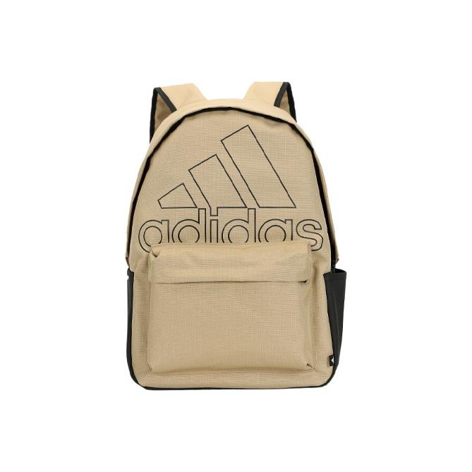 Adidas Adjustable Strap Eye-Catching Print Recycled Polyester Backpack Unisex Backpack Khaki H35764