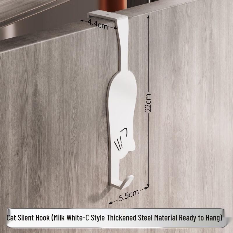 Baizi'en W46 Over-Door Hook Organizer Rack - 6-Pack