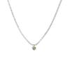 South Korea's Luxury Green Zircon Clavicle Necklace: Internet Celebrity-Inspired Sparkling Design