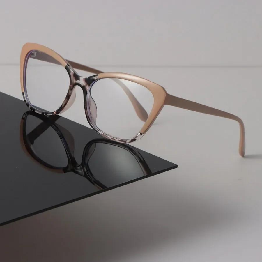 High Quality Luxury Cat Eye Frame Eyeglass Women Men Minimalist Transparent Glasses Cool Clear Lens Frame Glasses Oculos
