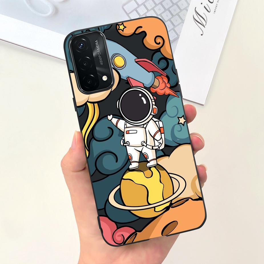 For Oppo A74 4G Case Oppo A54 A94 Cute Fashion Panted Cover Soft TPU Phone Case For Oppo A94 A 54 74 OppoA54 OppoA94 Fundas Capa