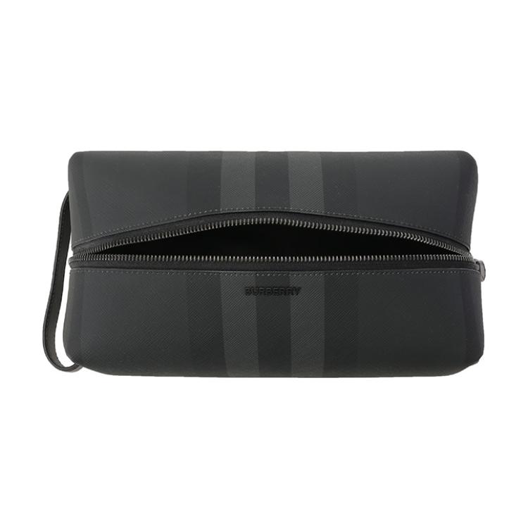 Burberry Controlla Borsa da Viaggio in Poliuretano Borsa da Uomo Grigio Carbone 80702791