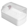 30 Holes Nail Drill Bit Holder Stand with Cleaning Brush Dust Proof Storage Container Box Case for Home Salon