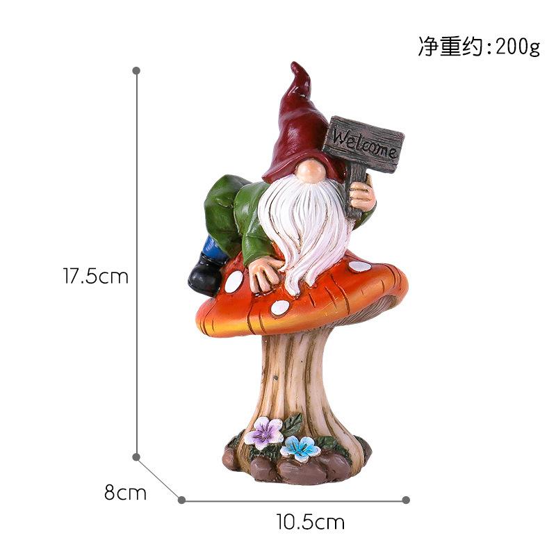 

Американский садовый эльф вечеринка гриб приветственный бренд украшения садовый карлик карликовый смоляной бонсай украшение домашний декор декор комнаты