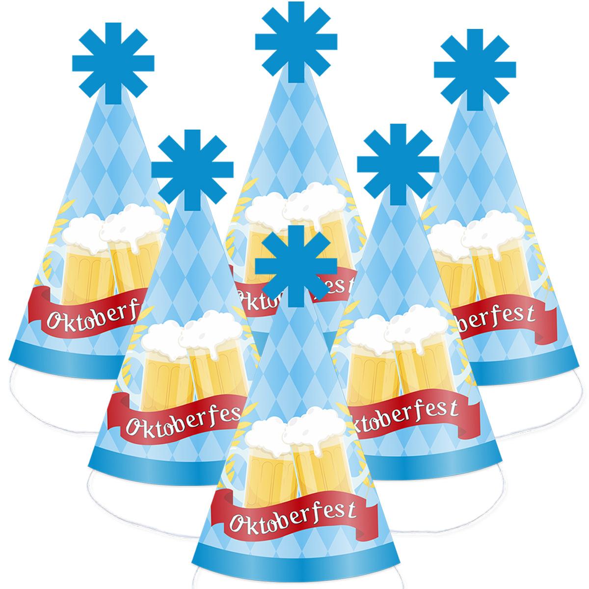 

Germany Munich Oktoberfest Themed Party Decorative Paper Hat Party Hat One Size