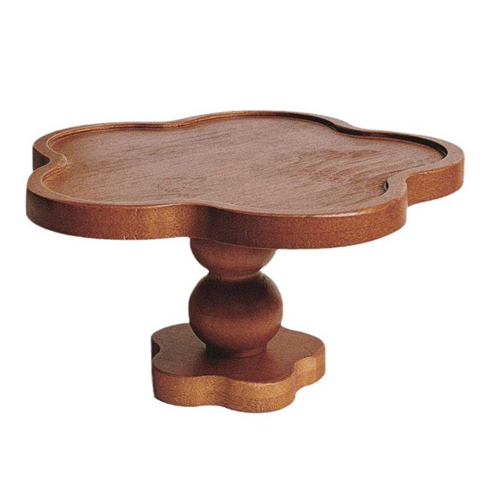 Vintage Dessert Tall Tray Wood Kitchen Coaster Creative Storage Tray  Photo Props Decor