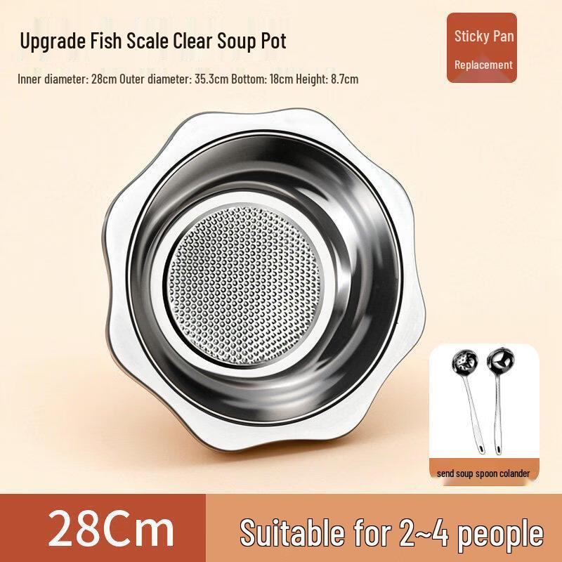 Qiwei Cast Iron Induction Divided Hot Pot