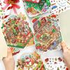 Christmas Special Series Vintage Festival Scene Landscape PET Sticker Creative DIY Journal Material Collage Stationery
