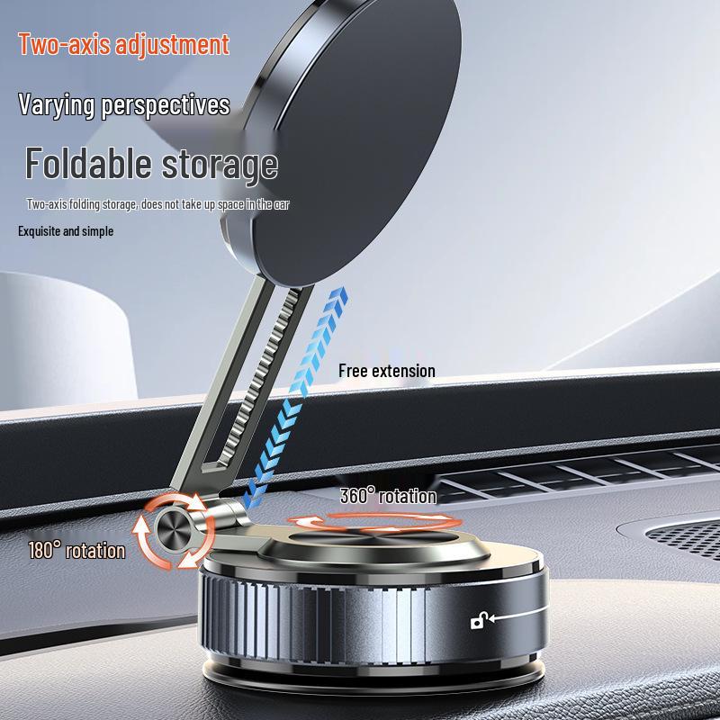 2025 Magnetic Vacuum Suction Car Phone Holder for Navigation