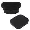 Haoge LH-E3T Square Metal Lens Hood with 49mm Adapter Ring for Fujifilm FinePix X100, X100S, X100T, X70, X100F, and X100V Cameras, Black