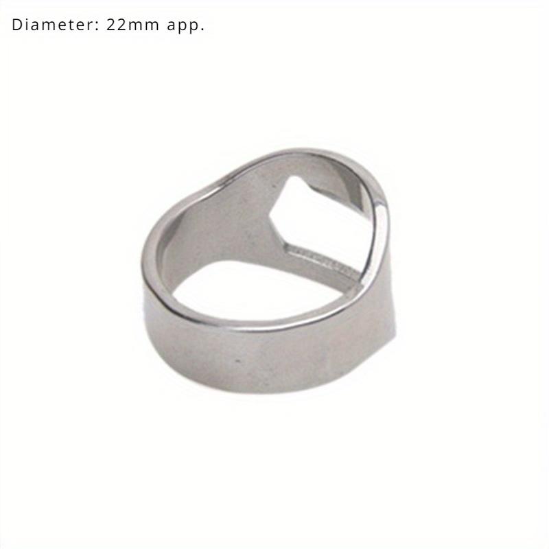 3 STÜCKE Neuer Edelstahl Kreativ Vielseitig Cooler Fingerring Flaschenöffner Bar Bierwerkzeuge