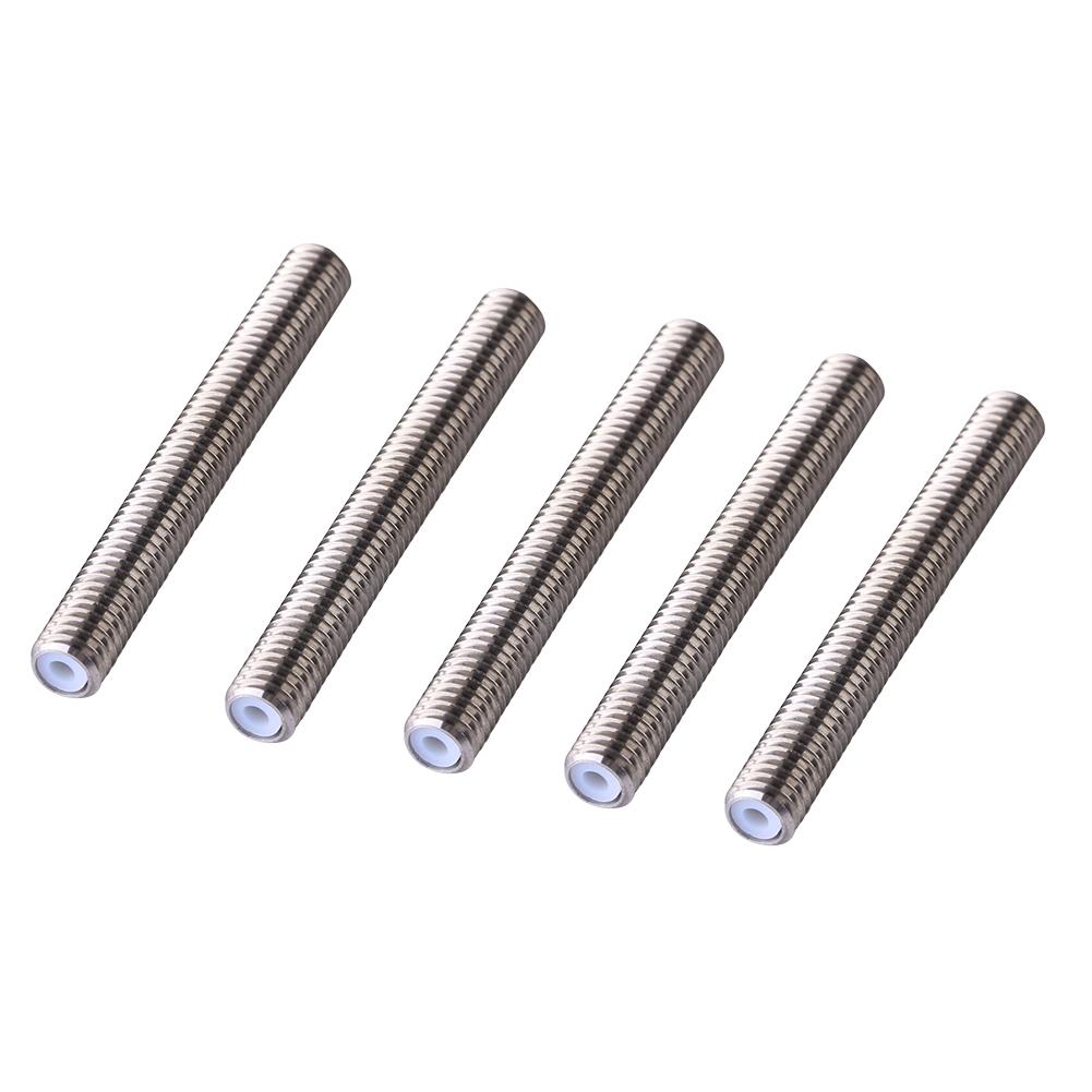

M6 Nozzle Throat PTFE Tube Accessary for 3D Printer MK8 Extruder 1.75mm (M6*50mm)