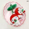 Sanrio Kuromi Pom Pom Purin Hello Kitty Cherry Plush Doll Keychain Ornaments Kawaii Plushie Soft Stuffed Schoolbag Pendant Gifts