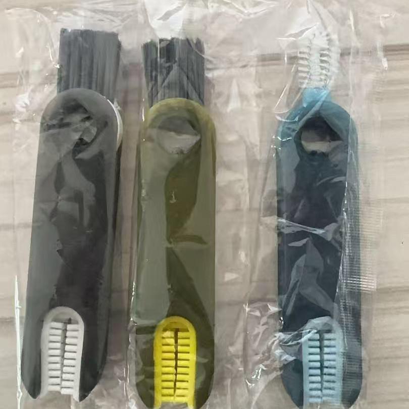 3-in-1 U-Shaped Cup Brush for Easy Cleaning - Ideal for Water Bottles, Insulated Cups, Baby Bottles, and Tea Cups.