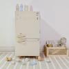Nordic-Style Children's Dollhouse Kitchen Set: Refrigerator & Cooking Toys for Boys and Girls - Perfect Birthday Gift