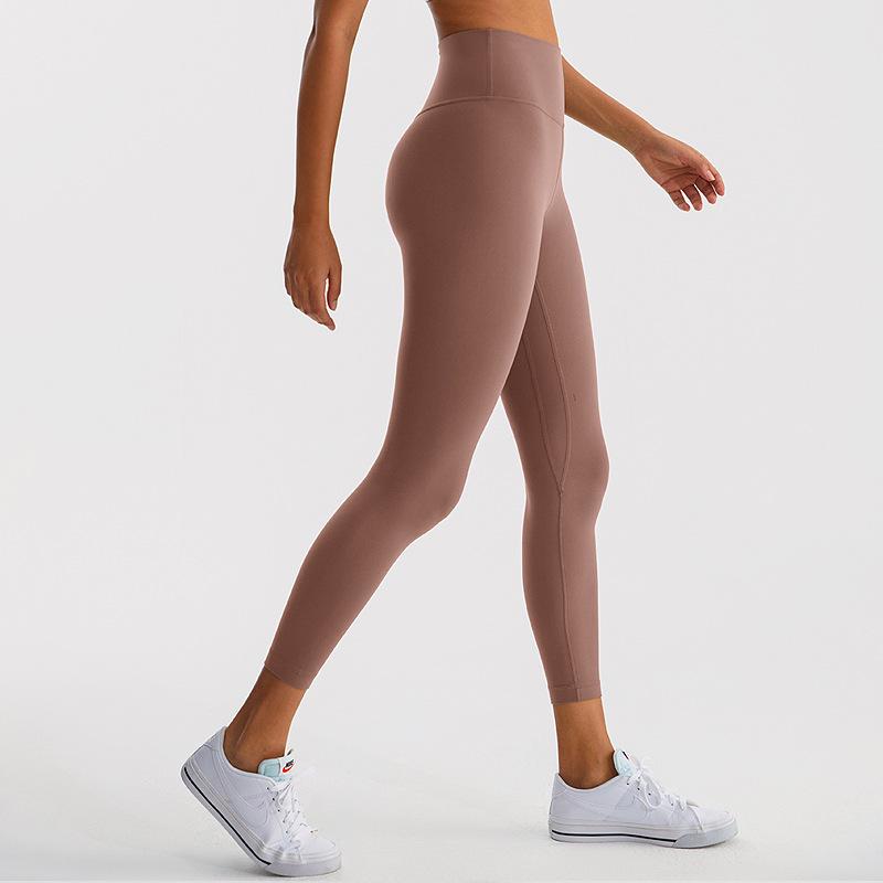 Neue High-Waist Yoga-Hose mit Nude-Gefühl: Damen-Leggings mit Hüftlift, Bauchkontrolle und Feuchtigkeitsableitung