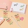 100 Pcs Lovely Animal Bookmarks Decorative Paper Clips Dogs Shaped Paper Clips Office School Supplies
