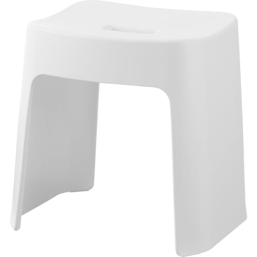 Yamazaki Easy-to-Wash Magnetic Bath Stool SH32 White W33 x D27 x H32cm Tower Floating Storage Easy to Clean 1653