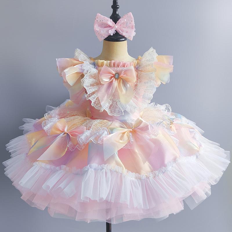 Rosa Ballett Tutu Kleid Mädchen Tanzrock Ballett Röcke Ballett Blau Lang Prinzessin Weiß