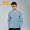 Jeep Men's Casual Long Sleeve Round Neck T-Shirt