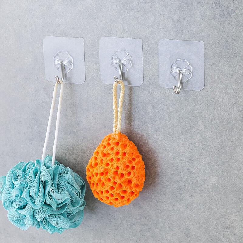 Deou Starlight Heavy Duty Adhesive Transparent Hooks