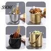Portable Bar Ice Bucket Stainless Steel with Removable Strainer, Wine Champagne KTV Cooler for Beer Red Wine, Snacks Home Gatherings