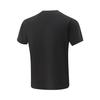 Li Ning Breathable Round Neck Letter Print Comfortable Short Sleeve T-Shirt Men Tops Black ATSV279-1