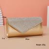 European-American Rhinestone Evening Clutch: Women's Luxurious Single Shoulder Bag