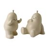 Creative Pear Statues Book Holder Decorative Figurine Bookends Art Sculpture for Office Bookshelf Living Room Decoration