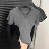 NOME Women's Ribbed Short Sleeve T-Shirt