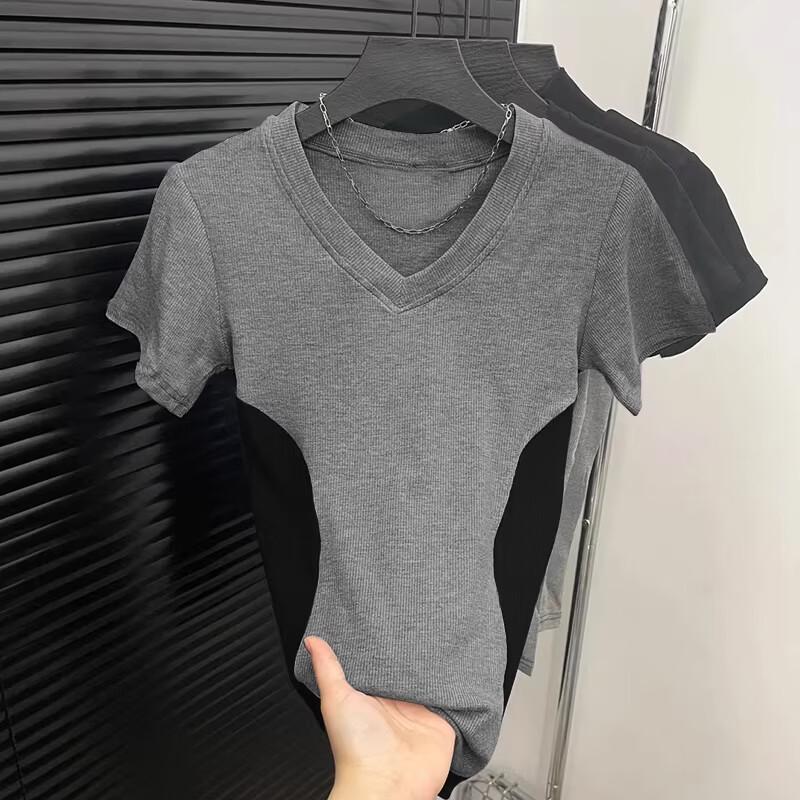 NOME Women's Ribbed Short Sleeve T-Shirt