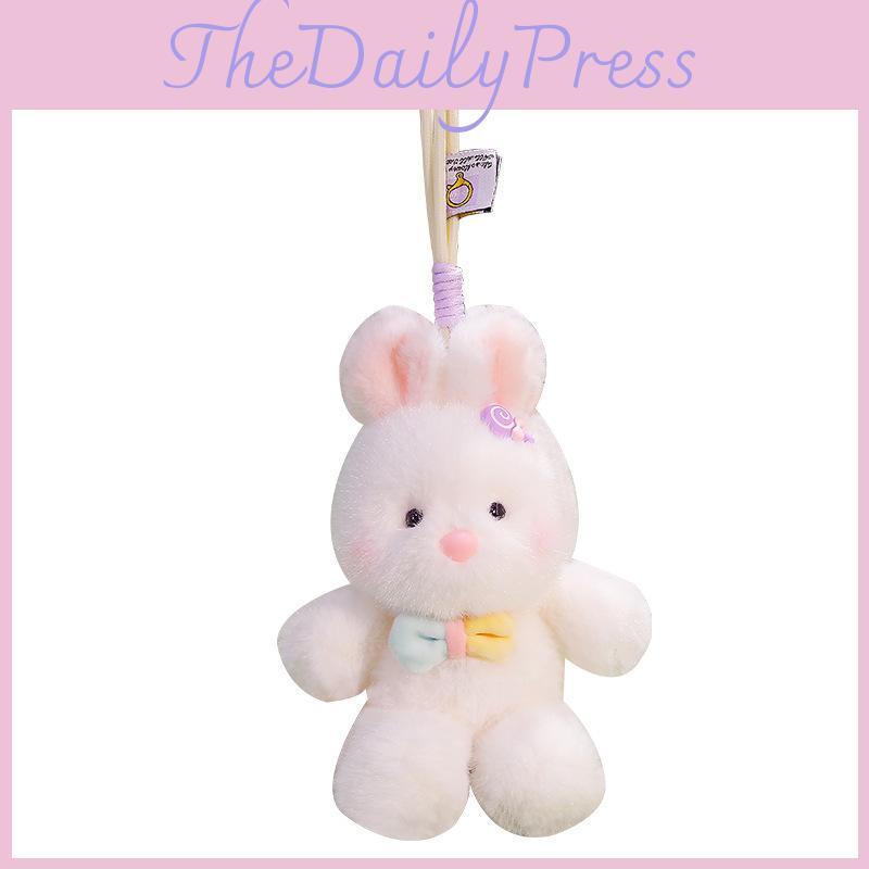 Plush Candy Bunny Keychain With Pp Cotton Filling Perfect For Kids And Teens